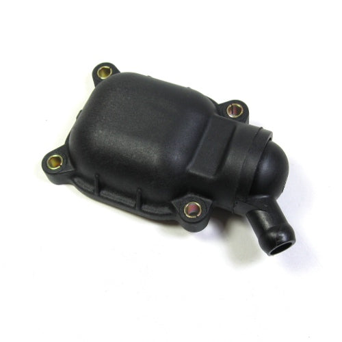 PLASTIC CRANKCASE BREATHER COVER (ON VALVE COVER) -  ALL VESPA/PIAGGIO LEADER QUASAR 3V IGET 125-300CC (828421 829008 B015453 1A010691R)