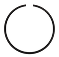 PISTON RING 40.0MM x 1.4MM STANDARD -  ET2/TYPHOON 50 2T (REQ 2) (239403)