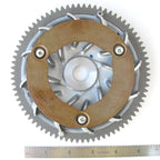 VARIATOR DRIVING PULLEY OUTER HALF W/RING GEAR AND FAN ET4/LX150 (485118 834226 841352 8456075)