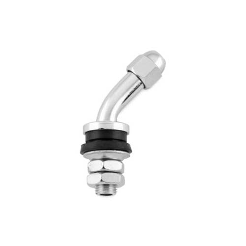 VALVE STEM METAL CHROME 10MM 45 DEGREE (EACH)