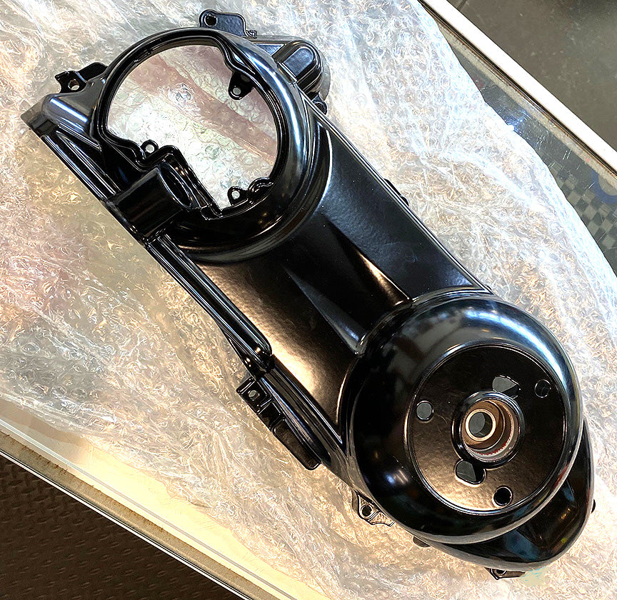 Black Powder Coated Belt Cover Vespa GTS/Super 250/300 2006-2019
