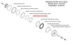 STEEL CLUTCH PLATE -  BV350 BV400 (1A021190 1A022992)