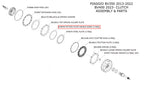 FICTION PLATE SINGLE SIDED FOR CLUTCH - BV350 BV400 (1A023093 1A021191)