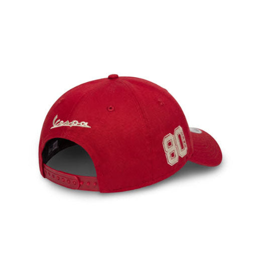 VESPA 9FORTY BASEBALL CAP 80TH ESSENTIAL RED NEW ERA