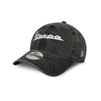 VESPA 9TWENTY BLACK STONE WASHED BASEBALL HAT NEW ERA