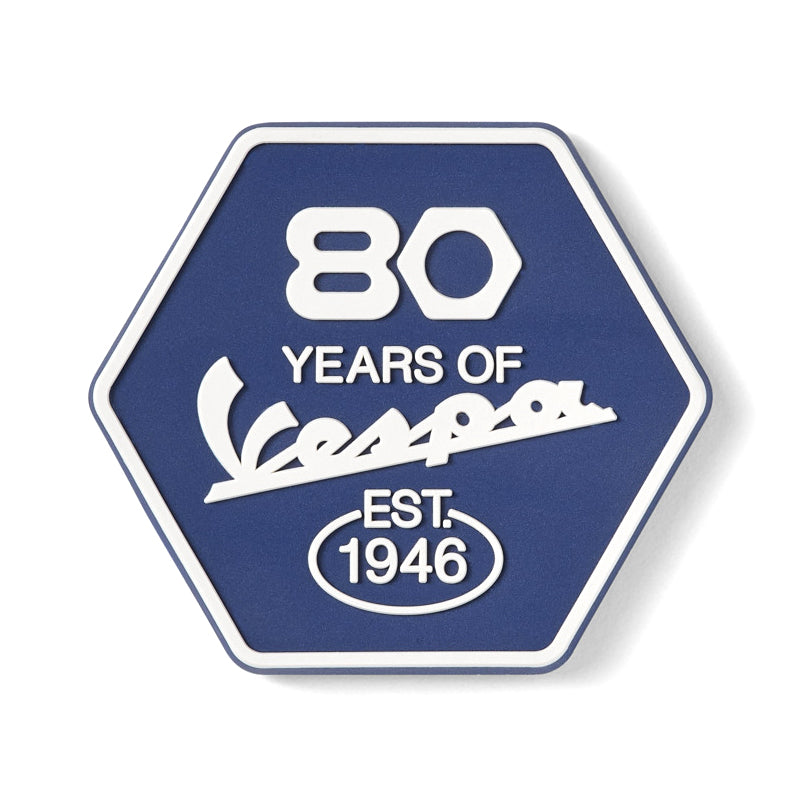 VESPA 80TH LOGO GUM MAGNET BLUE (8L0243MNNBLU)