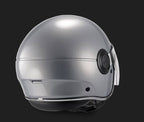 VESPA ARGENTARIO JET HELMET W/TINTED INNER SUN SHADE GREY PEARL GRAY DOT APPROVED