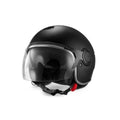 VESPA ARGENTARIO JET HELMET W/TINTED INNER SUN SHADE NERO CONVINTO MATTE BLACK DOT APPROVED