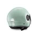 VESPA ARGENTARIO JET HELMET VERDE AMABILE GREEN W/TINTED INNER SUN SHADE DOT APPROVED