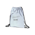 VESPA DEC NYLON DRAWSTRING BACKPACK BAG BLADE (RELECTIVE) WITH BLACK VESPA SCRIPT **SUPER SALE**