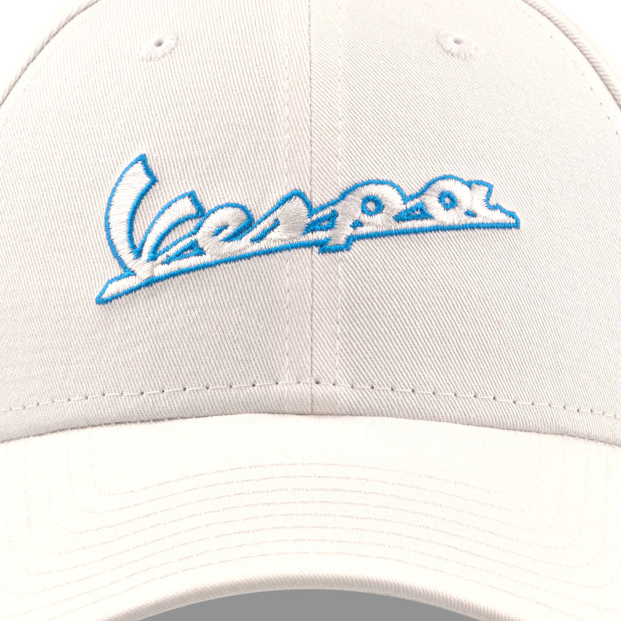VESPA DEC BASEBALL CAP HAT NEW ERA HOLY WHITE