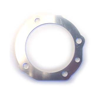 ALUMINUM CYLINDER BASE PLATE  200CC 1.5MM THICK -  FOR 60MM LONG STROKE CRANK, NO PORTS CUT