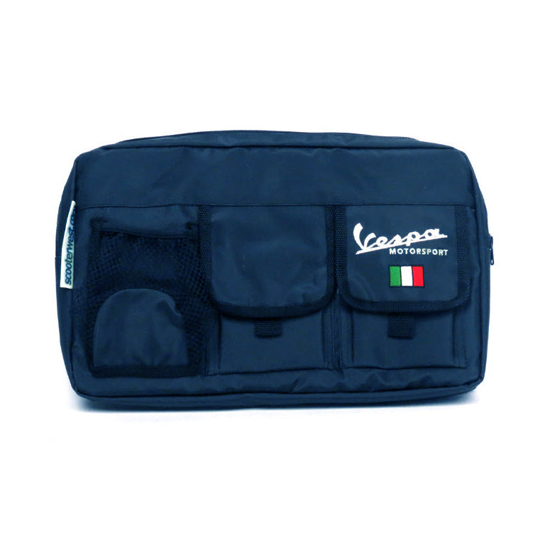 GLOVE BOX BAG DARK BLUE VESPA GTS 200-300 GTS310 PRIMAVERA SPRINT PX  **SCOOTERWEST EXCLUSIVE** (Copy) (Copy)