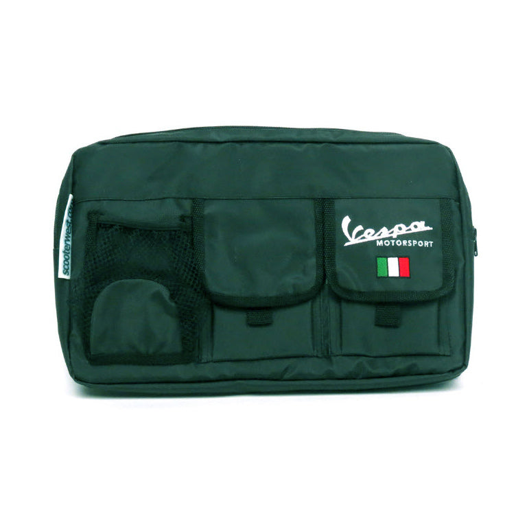 GLOVE BOX BAG GREEN VESPA GTS 200-300 GTS310 PRIMAVERA SPRINT PX  **SCOOTERWEST EXCLUSIVE** (Copy)