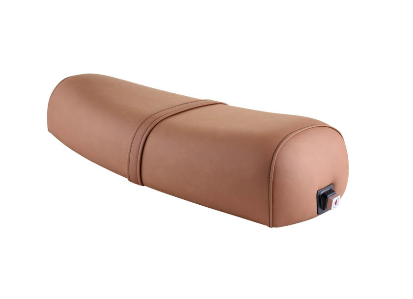 SEAT W/ PLASTIC SEAT FRAME AND FOAM TAN COVER VESPA PX STELLA (CM0278020054)