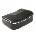 REAR BUDDY SEAT PAD BLACK WITH GRAY PIPPING 1958-66 (4 POST) **INCLUDES MOUNTING BRACKETS** VNA/VNB//VBA/VBB **CLOSEOUT**