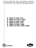 Vespa Small Frame 50cc 90cc 125cc (V5A , V5SS , V9A , V9SS , VMA) 1964-1969 Parts Book Free Download