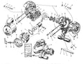 Cylinder , Crankshaft & Crankcase - VBB VLB 2-PORT