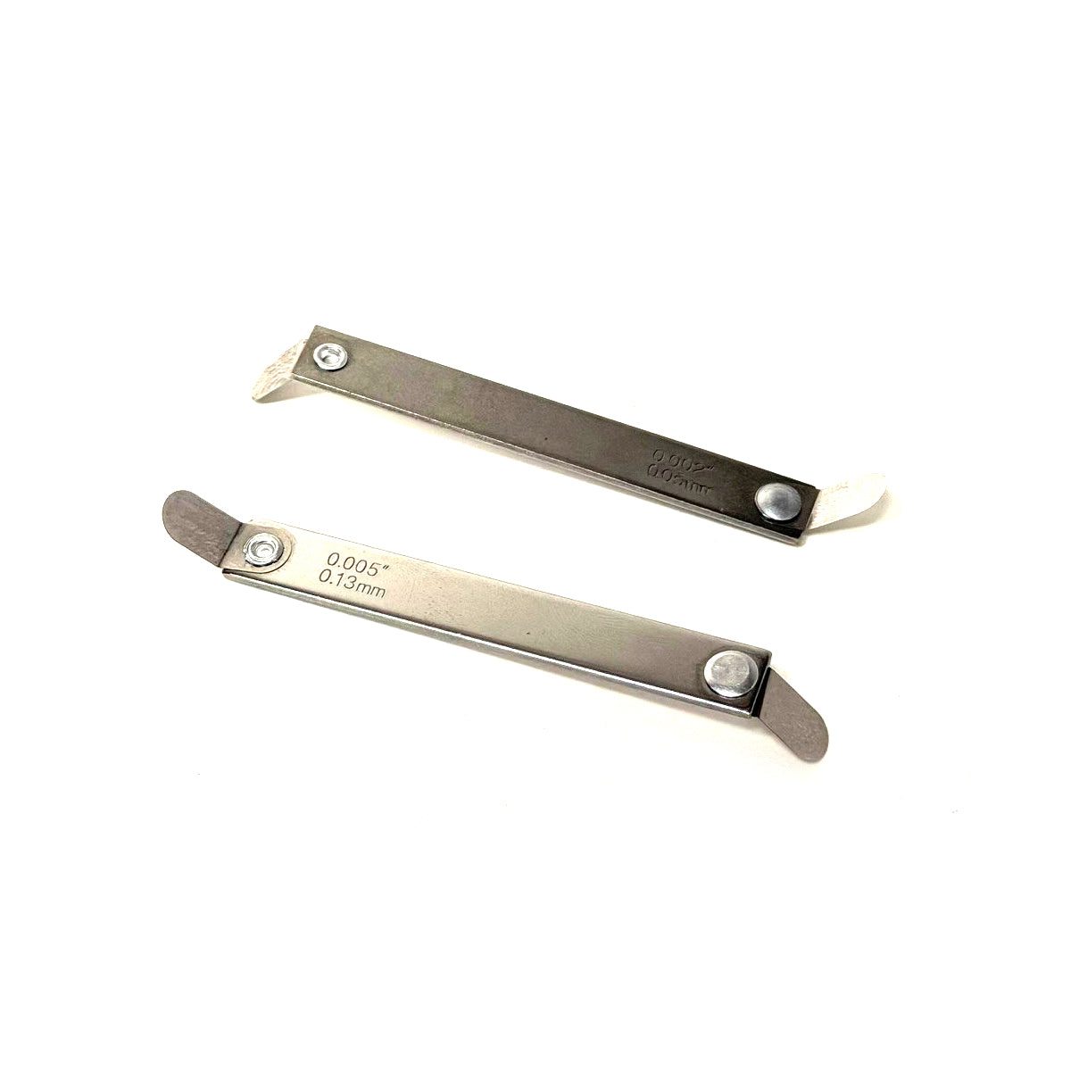 2 PIECES (4 FEELERS) TOOL SET OF FEELER GAUGES FOR CHECKING VALVE CLEARANCE