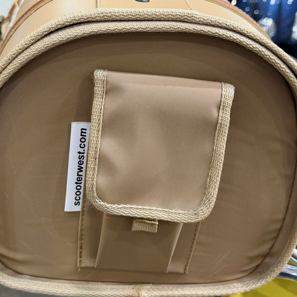 *TAN* ROLL BAG VESPA PRIMAVERA SPRINT GTS300-GTS310 **SCOOTERWEST EXCLUSIVE**