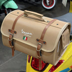 *TAN* ROLL BAG VESPA PRIMAVERA SPRINT GTS300-GTS310 **SCOOTERWEST EXCLUSIVE**