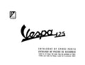 Vespa 125cc Large Frame 1955-1965 (VN1-2 , VNA1-2 , VNB1-5) Parts Book Free Download