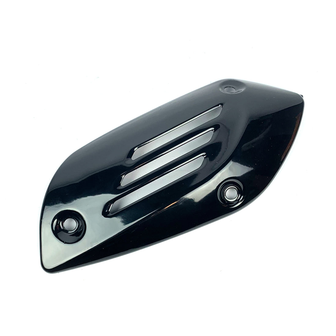 *POWDER COATED BLACK* EXHAUST (MUFFLER) HEAT SHIELD STAINLESS PRIMAVERA-SPRINT UP TO 2016