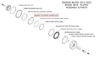 TOP SPRING HOLDER PLATE FOR CLUTCH - BV350 BV400