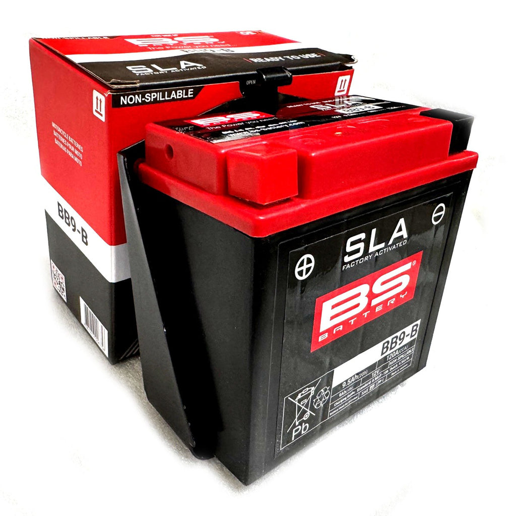 BATTERY BS BB9-B SEALED REPLACEMENT FOR YB9B PERFECT FOR VESPA P200E P125X PX STELLA ROYAL ALLOY GT150 GP300)