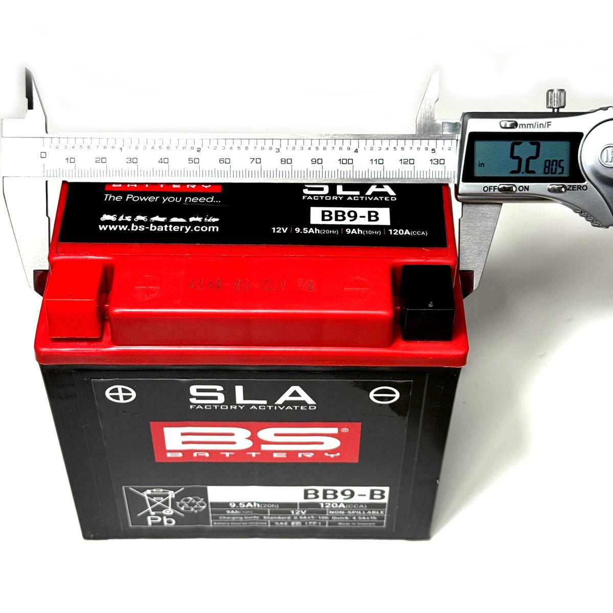 BATTERY BS BB9-B SEALED REPLACEMENT FOR YB9B PERFECT FOR VESPA P200E P125X PX STELLA ROYAL ALLOY GT150 GP300)