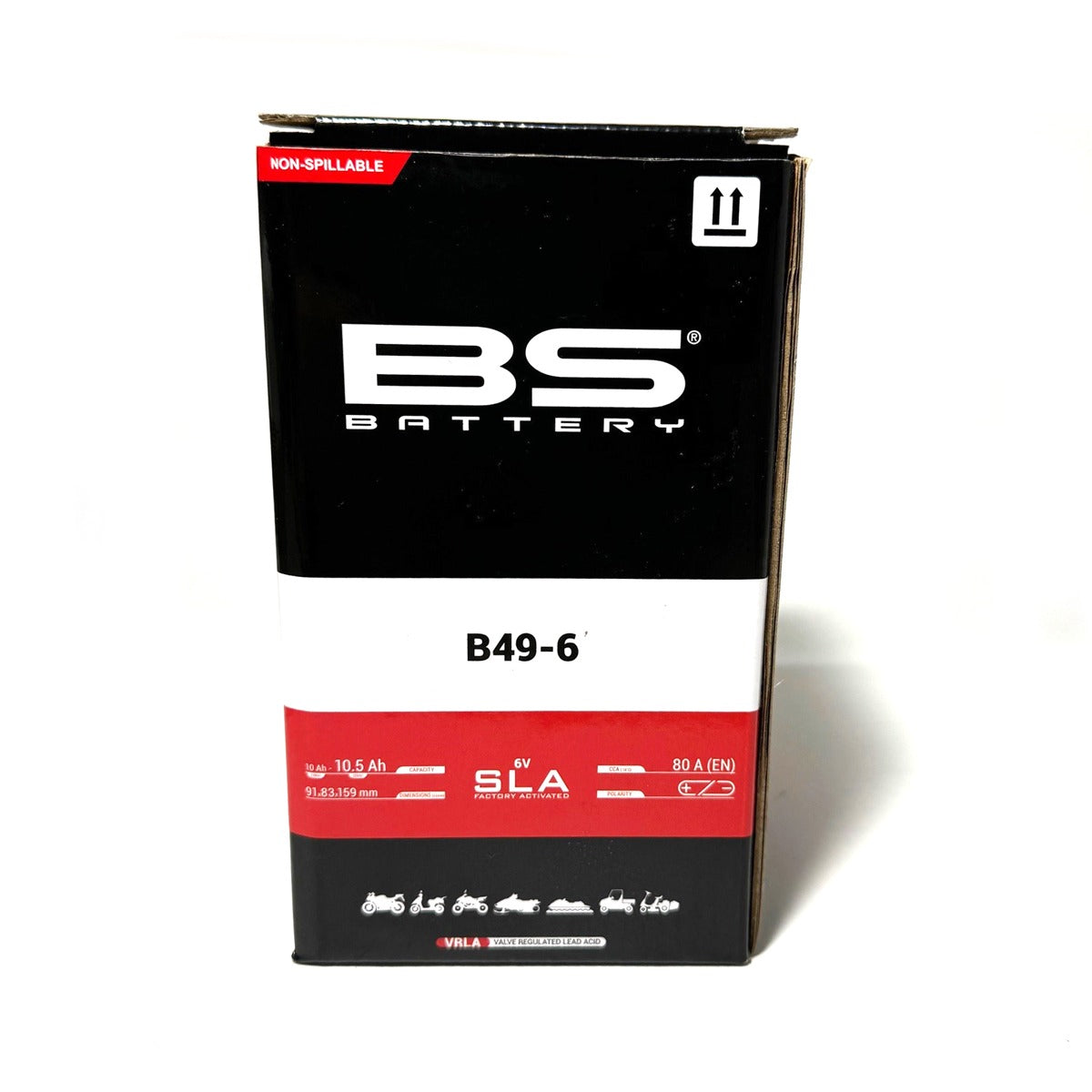 BS SEALED BATTERY B49-6 RALLY GS160 SS180