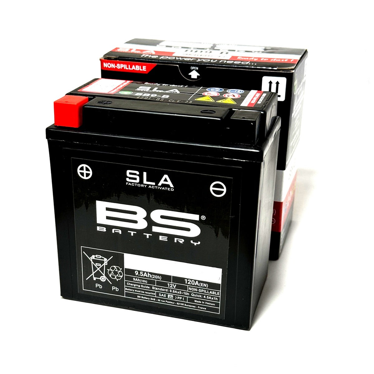 BS SEALED 6N11A-1B  BATTERY 6 VOLT MOST VINTAGE VESPA  60'S -70'S LARGE FRAME AND SMALLFRAME (28816 123446 350617)