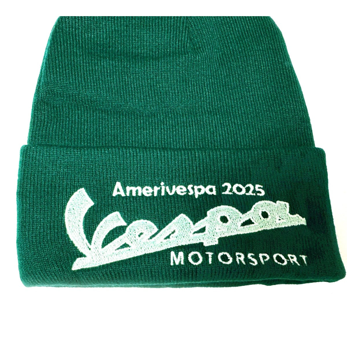 VESPA MOTORSPORT AMERIVESPA 2025 BEANIE **GREEN** ONE SIZE FITS ALL **SUPER SALE**