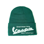 VESPA MOTORSPORT AMERIVESPA 2025 BEANIE **GREEN** ONE SIZE FITS ALL **SUPER SALE**