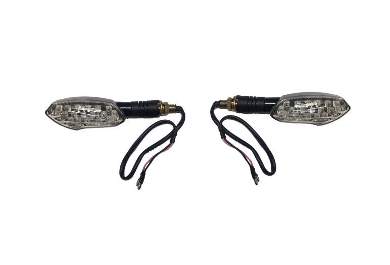 LEFT & RIGHT REAR LED TURN SIGNAL HOOLIGAN (BLACK W/BRACKET BF6670020001)