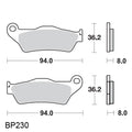 Brake Pad Piaggio X9 Front Perfomance