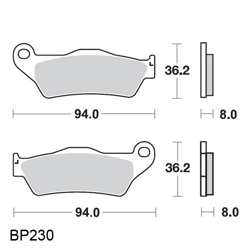 Brake Pad Piaggio X9 Front Perfomance