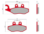 Malossi Brake Pads Front VESPA GT-GTS-GTV 2005-2022, FLY FRONT, Rear MP3 500