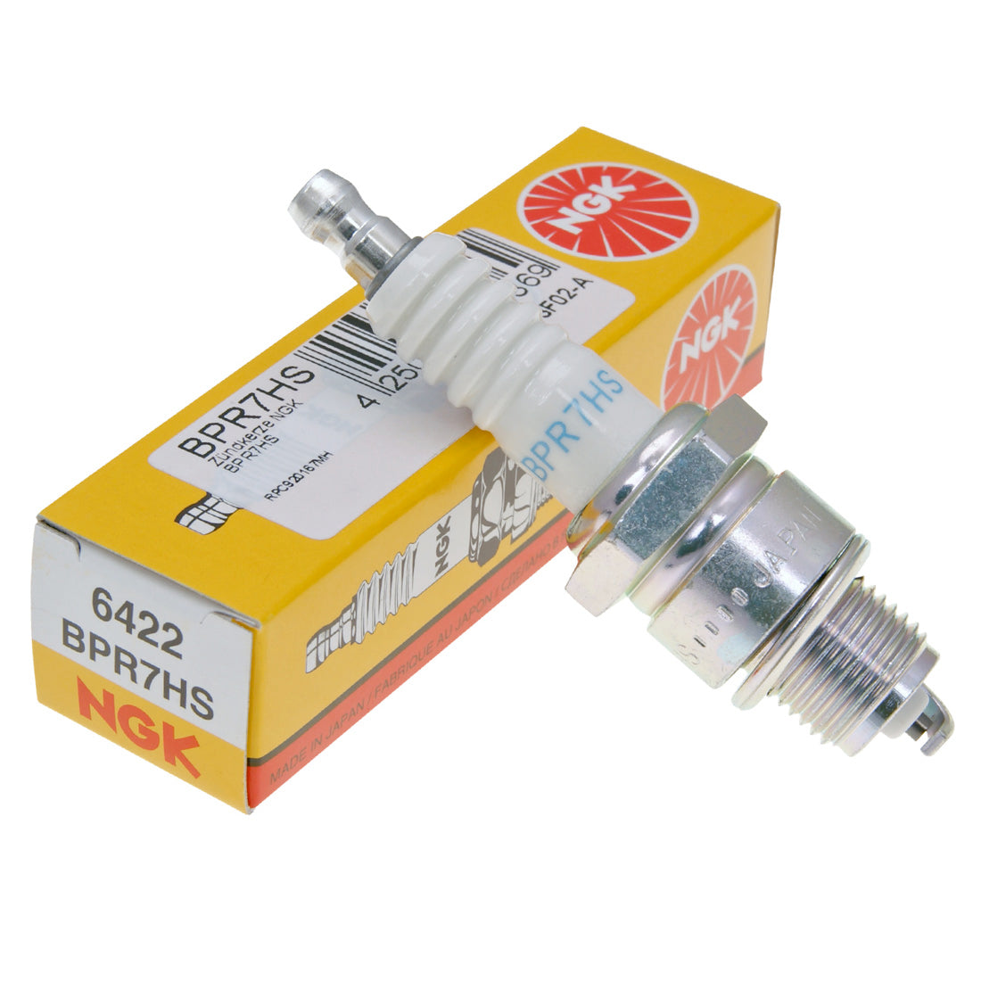 BPR7HS NGK SPARK PLUG (VINO 50cc ROUGH HOUSE ECT)