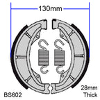 EBC Rear Brake Shoes Buddy 125/150/170i & Bajaj Chetak (C24074010000 C24074020000)