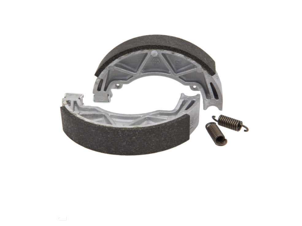 PIAGGIO OEM BRAKE SHOES PAIR FOR ALL LARGE REAR DRUM - SPRINT/PRIMA 150 LT50/150 FLY 150 (LARGE DRUM) (82595R CM060402 56293R 56294R5 56293R5 56294R ) NOT ET4/LX ETC