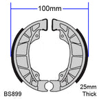 ET-LX-Vespa S Rear Brake Shoes OEM Piaggio (56292R-82907R)