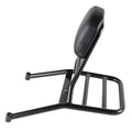 BUDDY BLACK REAR RACK WITH PASSENGER BACK REST.  - 50-170CC ALL BUDDY