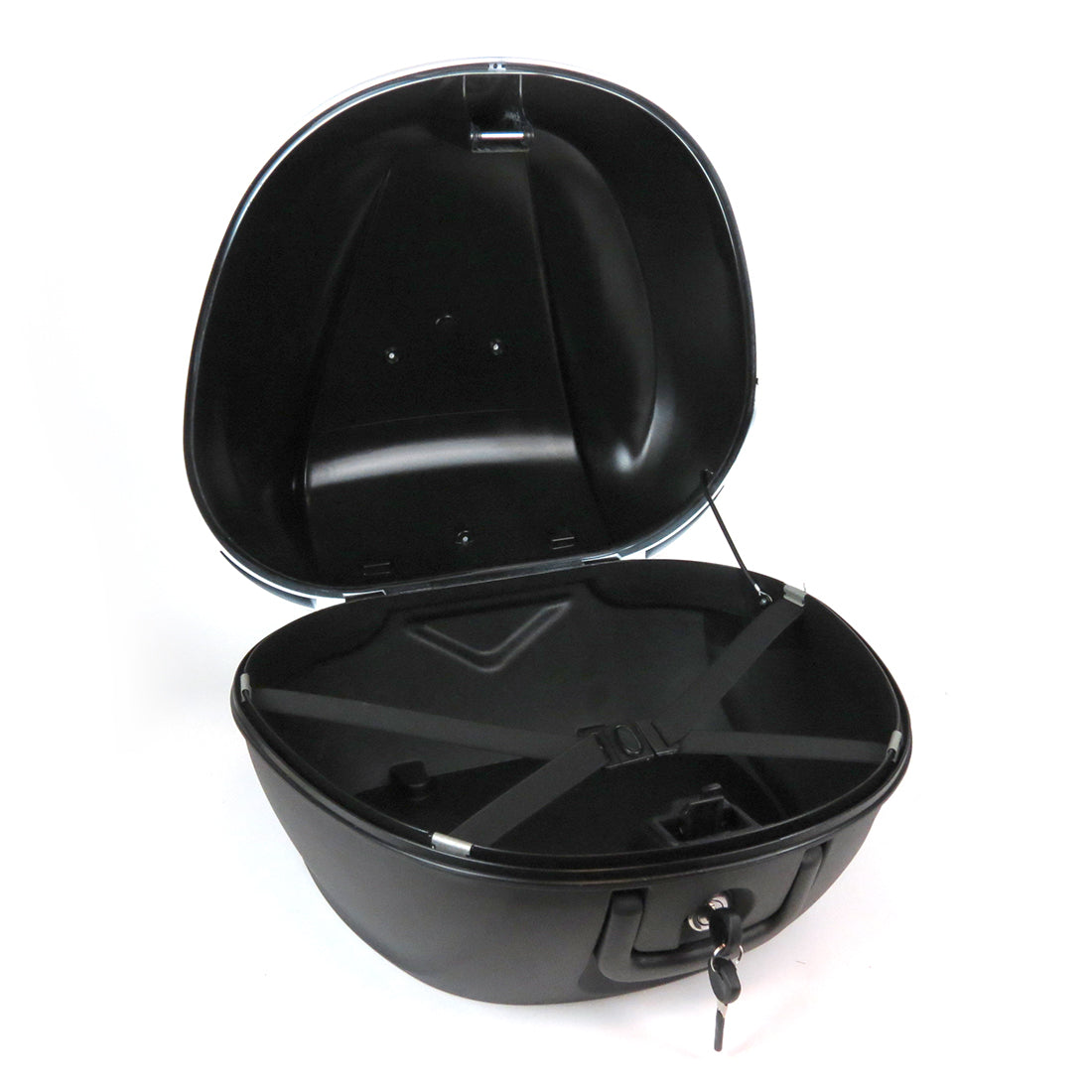 **ARGENTO COMETA H4 (760/B) (MATTE SILVER)** 36 LT. TOPCASE WITH BACKREST PAD BV400 (CM323306)
