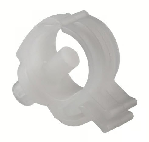PLASTIC HINGING CLAMP 15MM SMALL ROUND FOR WIRING HARNESS