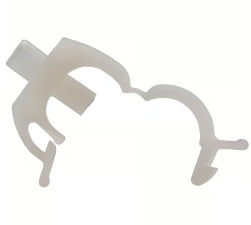 PLASTIC HINGING CLAMP 15MM SMALL ROUND FOR WIRING HARNESS