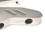 **SILVER** VESPA MOTORSPORT CNC MACHINED PASSENGER FOOTPEG EXTENDERS-GT/GTS/SUPER/GTV/HPE2