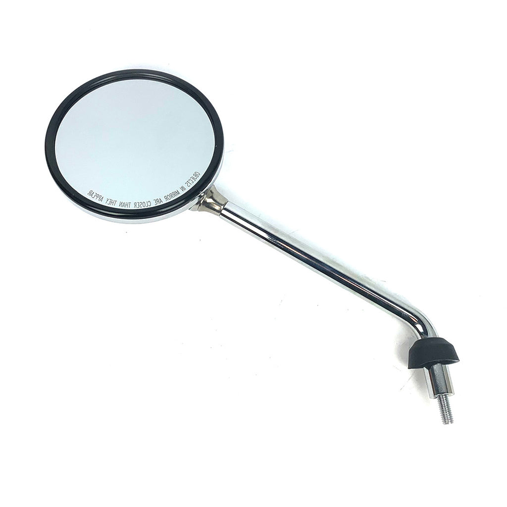 LEFT LH REAR VIEW MIRROR CHROME LIBERTY 50/150 2017-2021 (REVERSE THREAD)