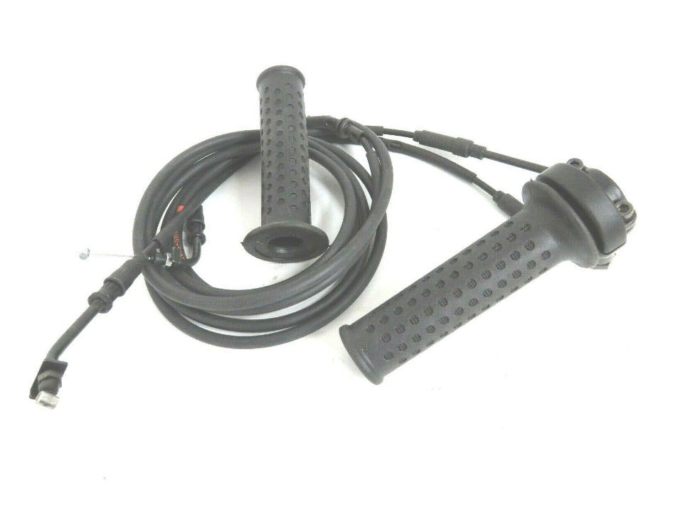 THROTTLE TWIST TUBE WITH GRIPS AND CABLES - MP3 400/500 2007-2012
