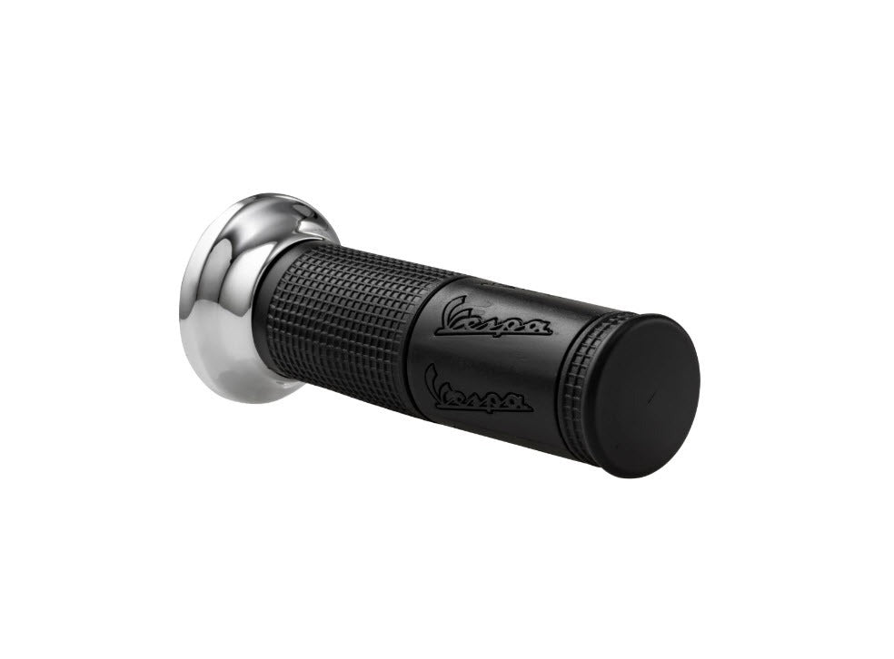 HANDLE BAR GRIP RIGHT SIDE 24MM CHROME COLLAR  FOR VESPA S LX 150 IE